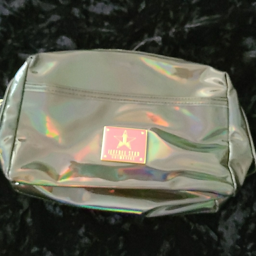 Sold out black holographic makeup bag jeffree star